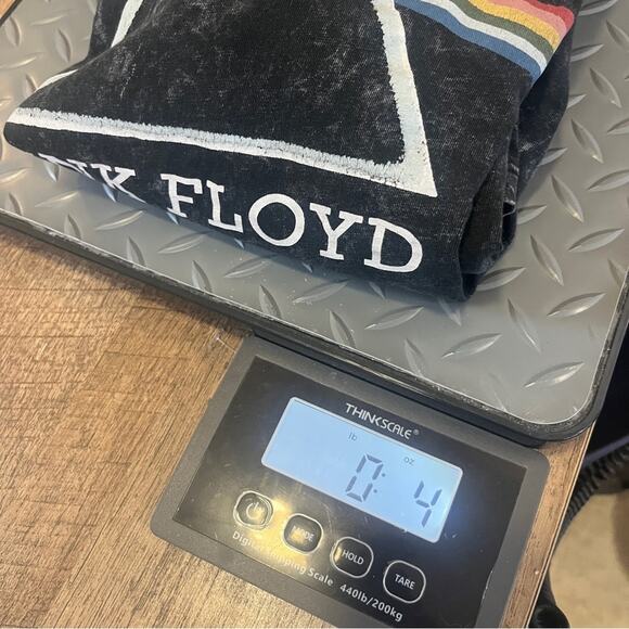 Pink Floyd Graphic T Shirt Kids XL 14/16 Black Gray Dark Side Of The Moon Casual - Picture 5 of 5